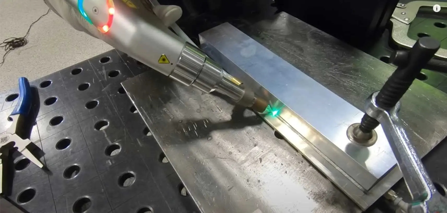 Сварка алюминия лазерным пистолетом