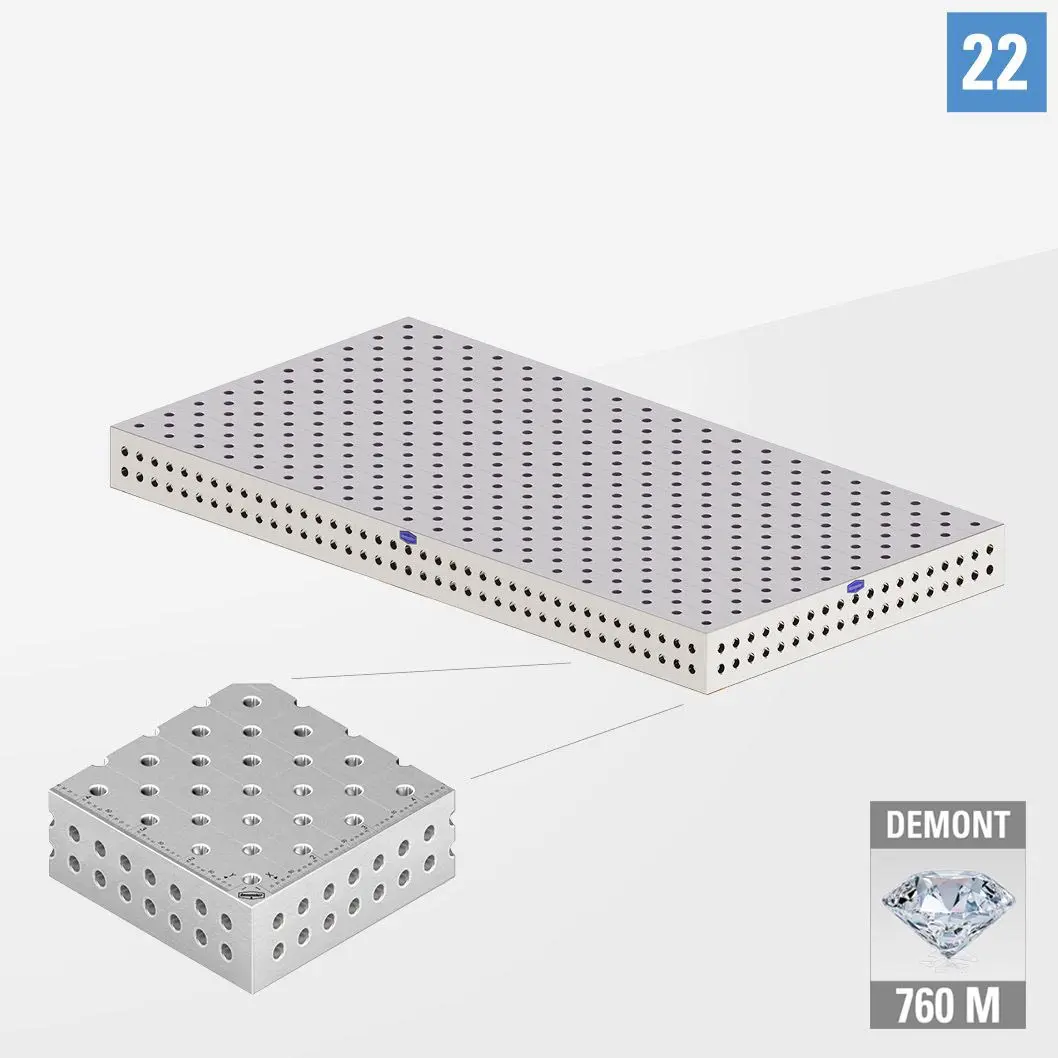 PROFIPlusLINE PL 3D стол 22 1500х1000 Азотированный DEMONT 760 M без опор PL22-01011-500