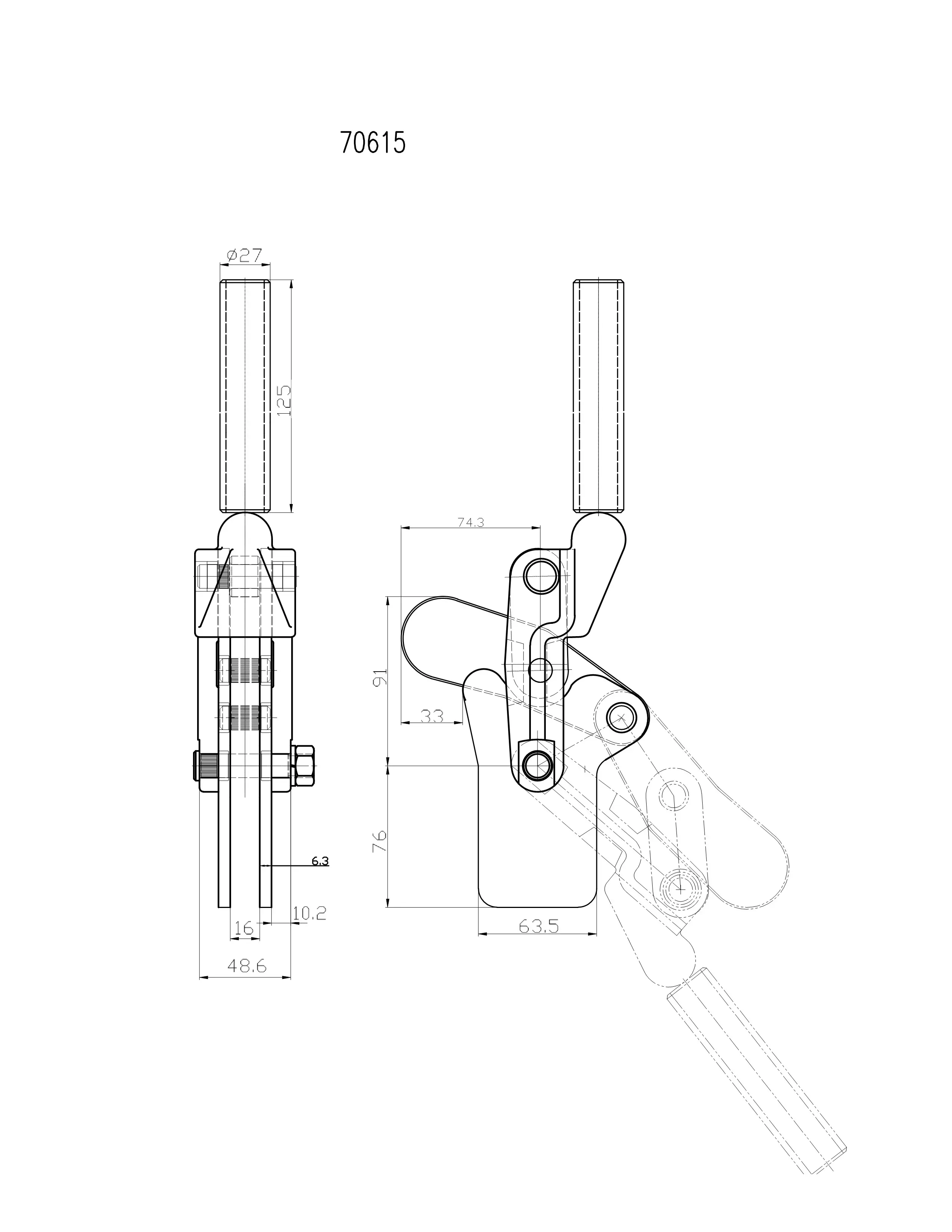 Модульное зажимное устройство Арт. CH-70615