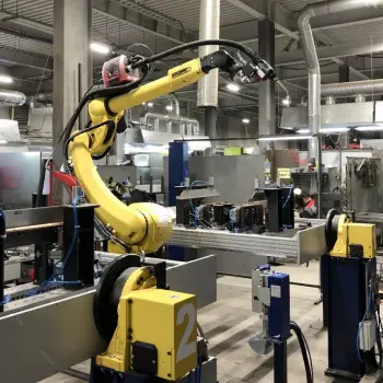 Роботизированный комплекс для MIG/MAG сварки электрических шкафов