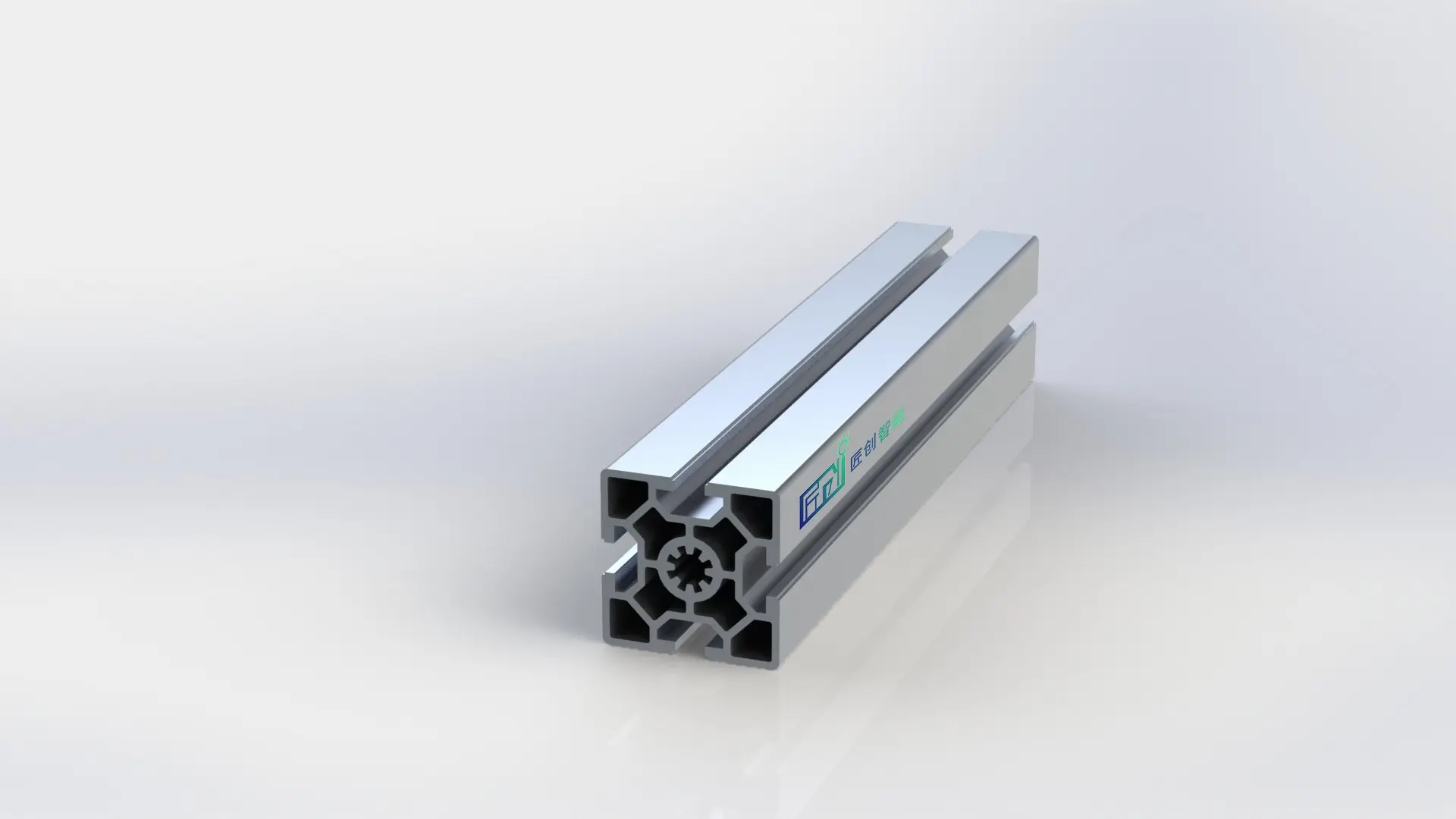 6060-10W Алюминиевый конструкционный профиль анодированный