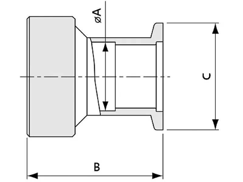 Переходник для соединения KF16 - Dn15,5