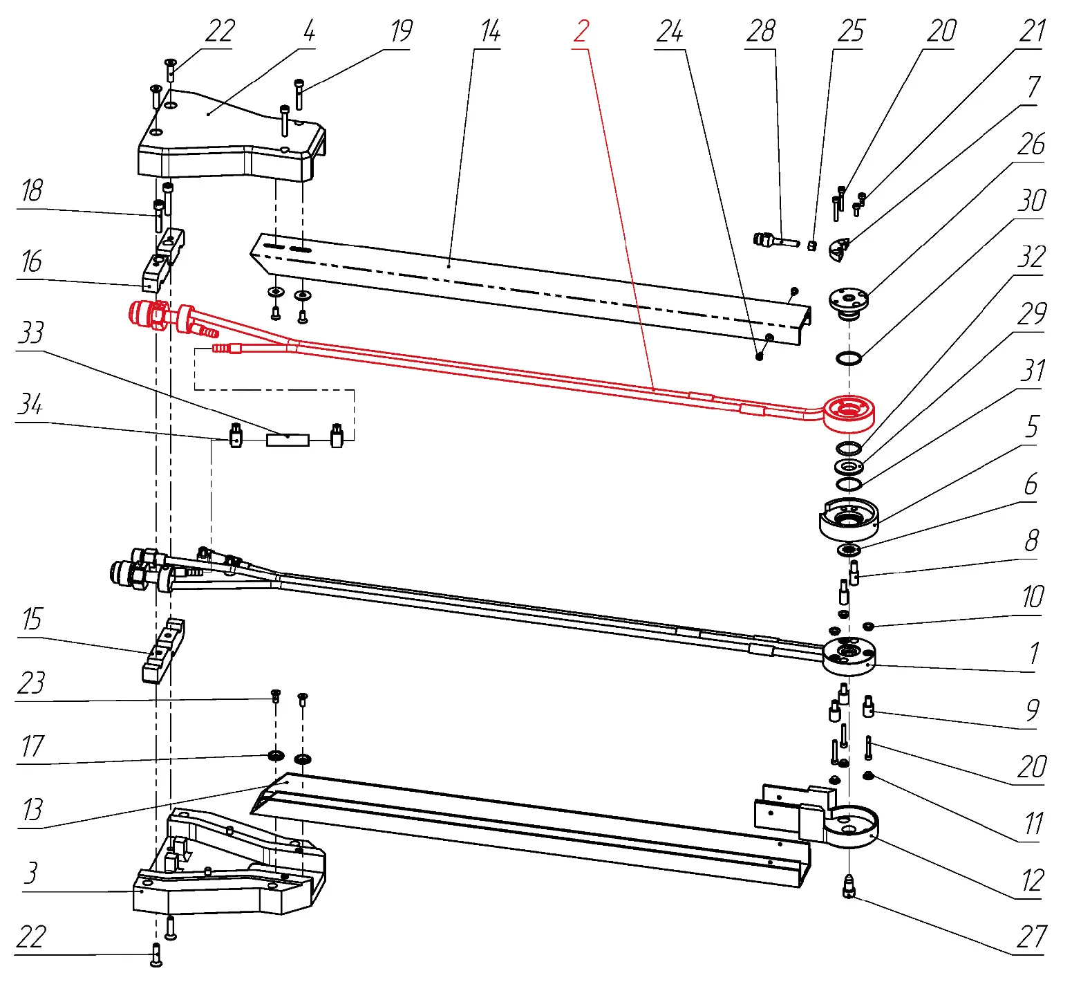 IRS-00106104 F1-90-495 Модуль анода на Взрыв-схеме плазмотрона F1-90