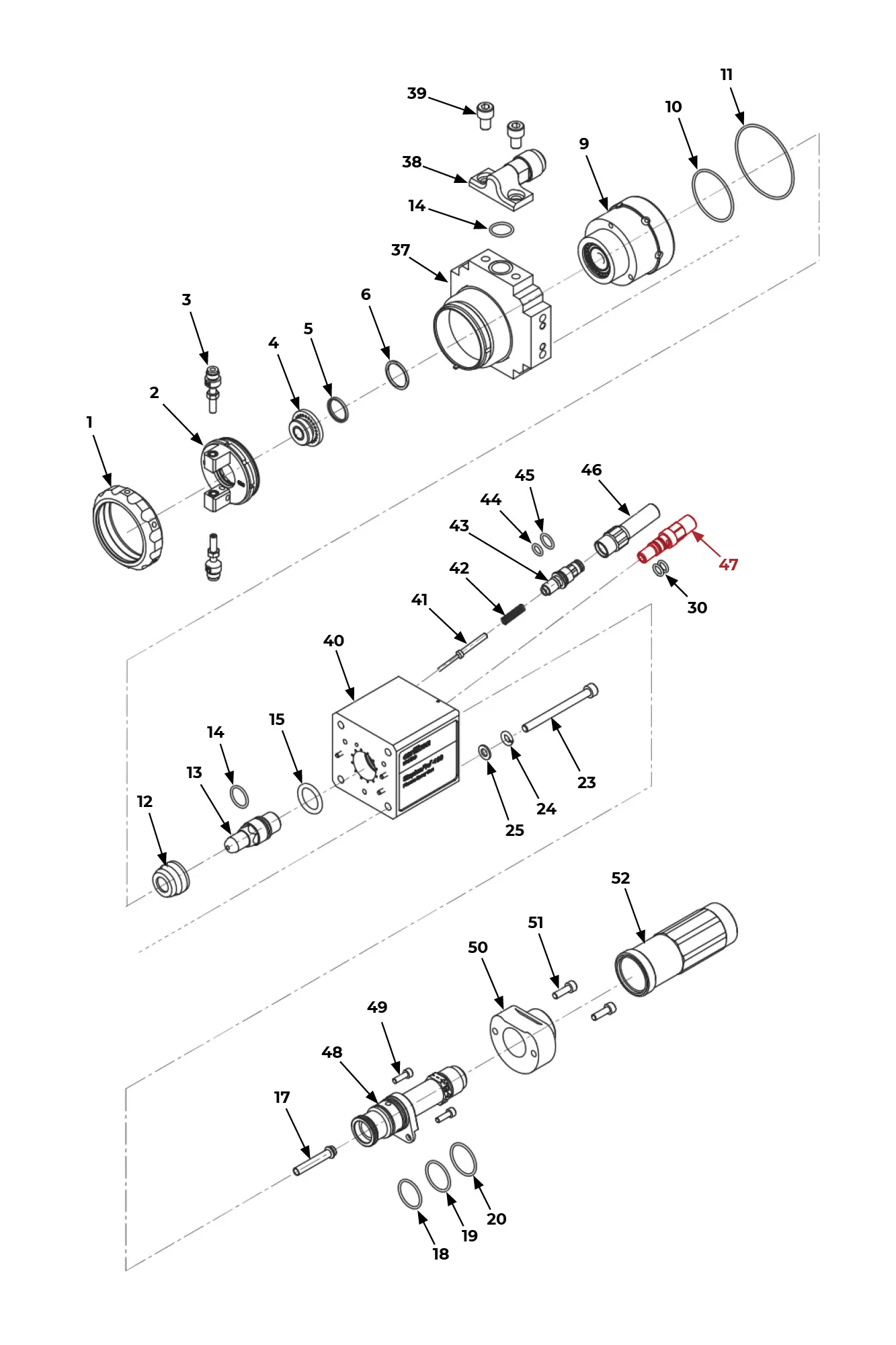 IRS-303052 Установка для подачи плазменного газа на Взрыв-схеме плазмотрона SinplexPro-180