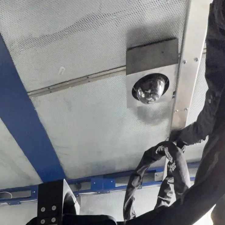 Система видеонаблюдения камер для напыления