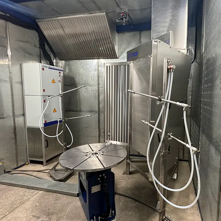 Камера для напыления. Позиционер