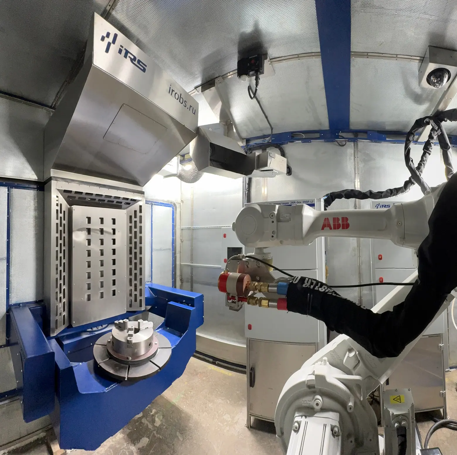 Камера для напыления. Рабочая зона