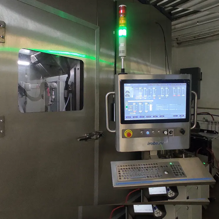 Камера для напыления. Панель управления