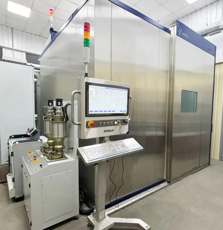 Камера из нержавеющей стали. Панель управления