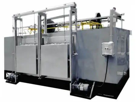 Газовая прокалочная печь для выжигания воска двухсекционная