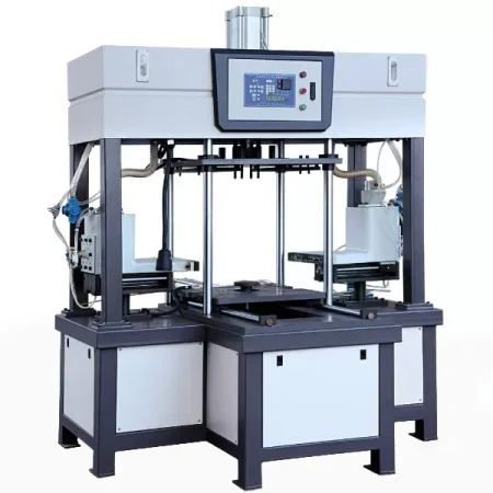 Автоматическая пескострельная стержневая машина с двойной головкой и выдвижным столом DLZS100100SB