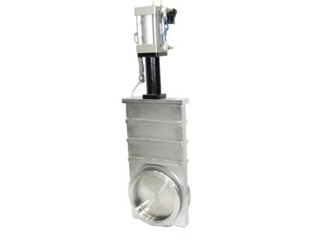 Шиберный затвор высоковакуумный. Электромеханический Фланец CF250 нержавеющая сталь.