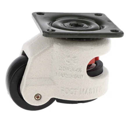 Колесо поворотное усиленное D75 мм, нагрузка до 700 кг, с платформой, ALF-WR-D75