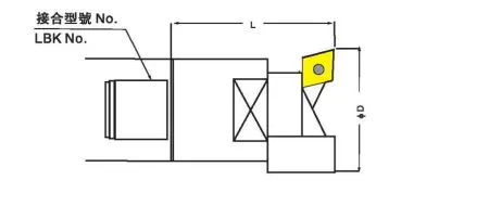 Черновая расточная головка E-RBH90-122-C