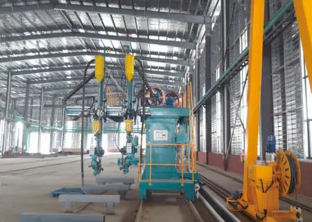 Консольный станок автоматической сварки под флюсом