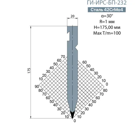 Пуансон BYSTRONIC ГИ-ИРС-БП-232