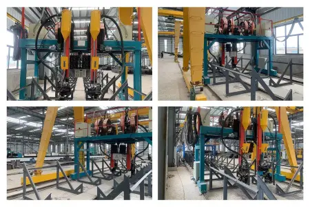 Портальный сварочный автомат для двутавровых балок
(Однодуговой/двухдуговой с отдельными источниками питания)