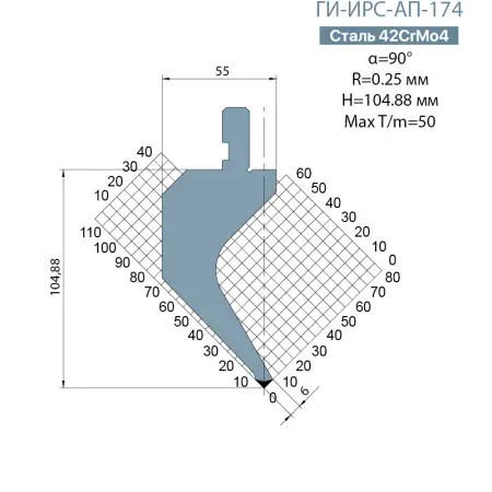 Пуансон Promecam-Amada ГИ-ИРС-AП-174