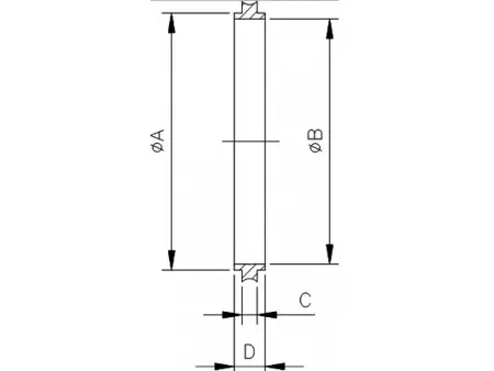 Центрирующее кольцо ISO500 ( алюминий )