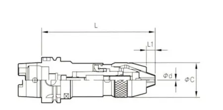 Сверлильный патрон HSK 63A-APU8-118