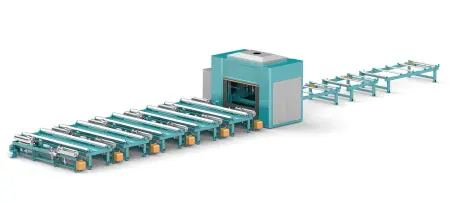 Станок для горизонтальной сборки двутавровых балок