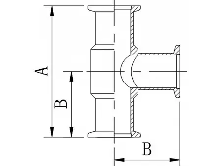 Тройник KF16W (сварной)