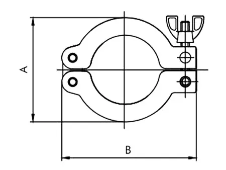 Хомут KF50 ( алюминий )