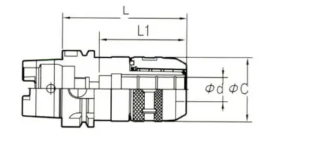 Фрезерный патрон HSK 50A-C20-110