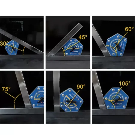 MPH-M4S Многосторонний магнитный фиксатор повышенной мощности для сварочных работ с переключателем, усилие 15–20 кг