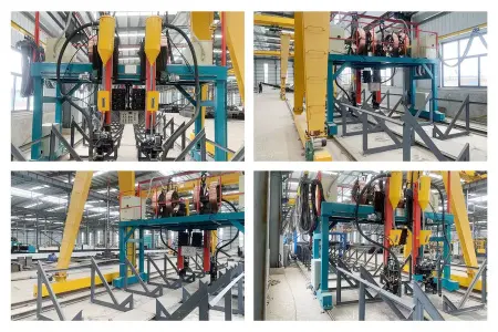 Линия сварки двутавровых балок