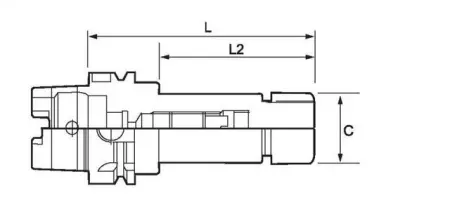 Высокоскоростной цанговый патрон HSK 63A-SK16-120/150