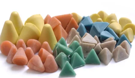 Наполнитель для галтовки Пластик Конус 6 мм FC Быстрая шлифовка