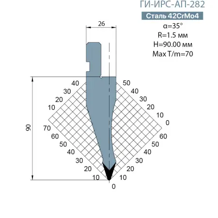 Пуансон Promecam-Amada ГИ-ИРС-AП-282