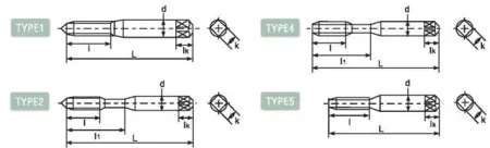 Метчик с прямой канавкой DLLH252