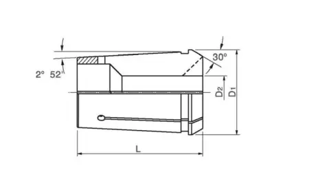 Цанговый патрон OZ-25-3,4,5,7,9,11,13,18