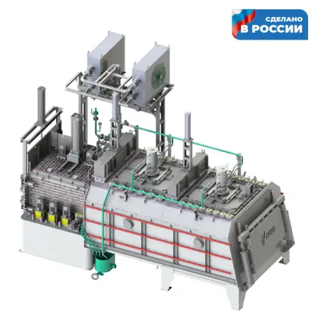 TQF-2-37 Универсальная атмосферная печь с закалочным баком