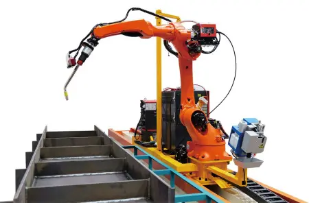 Напольный роботизированный сварочный комплекс рельсового типа