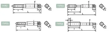Метчик со спиральными канавками и сверлом DL810012574