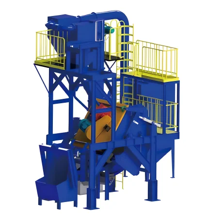 S-DRS15 Наклонная барабанная дробеметная установка