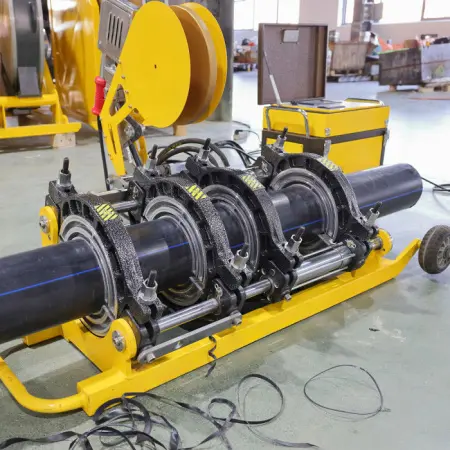 AWP-AM-200Q Автоматический аппарат для стыковой сварки HDPE 63-200 мм, с регистратором данных