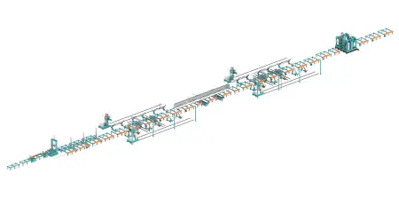 Автоматическая линия производства двутавровых балок