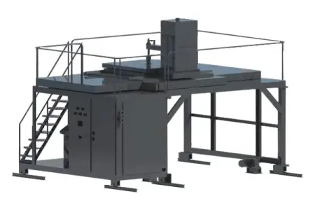 Индукционная печь для разливки металла с подогревом IRLIT-G-5-750