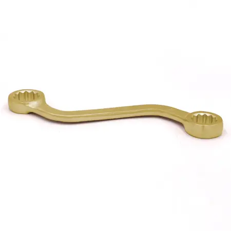 Ключ накидной 2-х сторонний изогнутый AL152A-0607