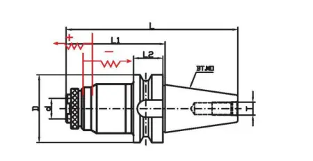 Силовой фрезерный патрон BT50-G2442