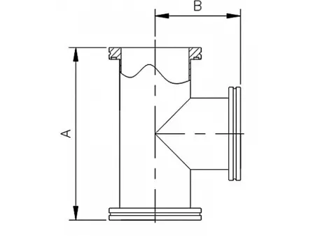 Тройник ISO100