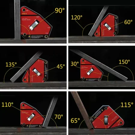 MPH-5S Универсальный магнитный фиксатор для сварочных работ с одиночным переключателем, усилие 30 кг