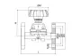 Фланцевый мембранный клапан
(размер DN100)