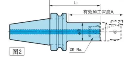 Расточной патрон BT50-CK4-225