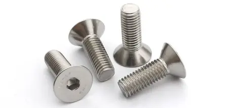 Винт потайной с внутренним шестигранником М6х12, ALF-PS6-12