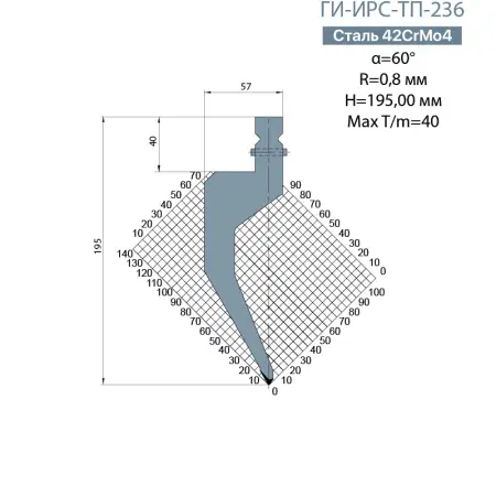 Пуансон TRUMPF ГИ-ИРС-ТП-236